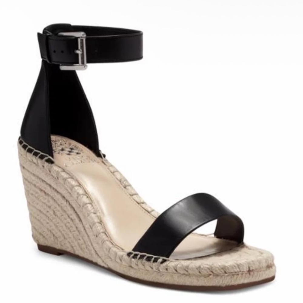 🌸VINCE CAMUTO🌸 Meddrina Ankle Strap Sandal Black  Size: 12M